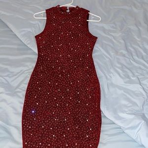 Sparkle red dress